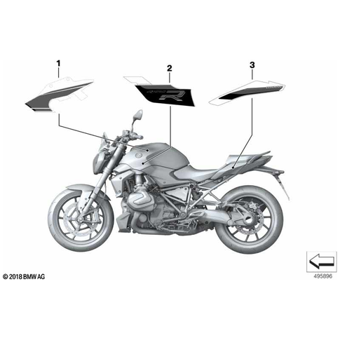 BMW Motorrad Left Exterior Decal