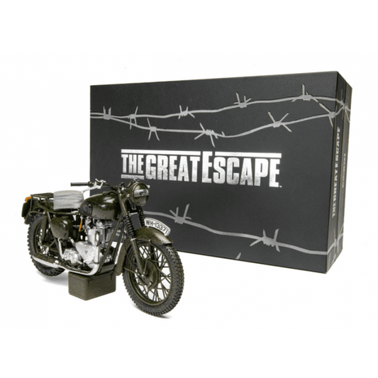 Triumph TR6 Trophy (Weathered Version) - The Great Escape 1:12 Corgi Die Cast Model