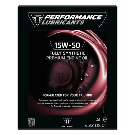 Triumph Ester Based Fully Synthetic  15W-50 4 Litre Lube Cube