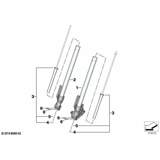 BMW Motorrad G310R 2017-2024 Damper Unit