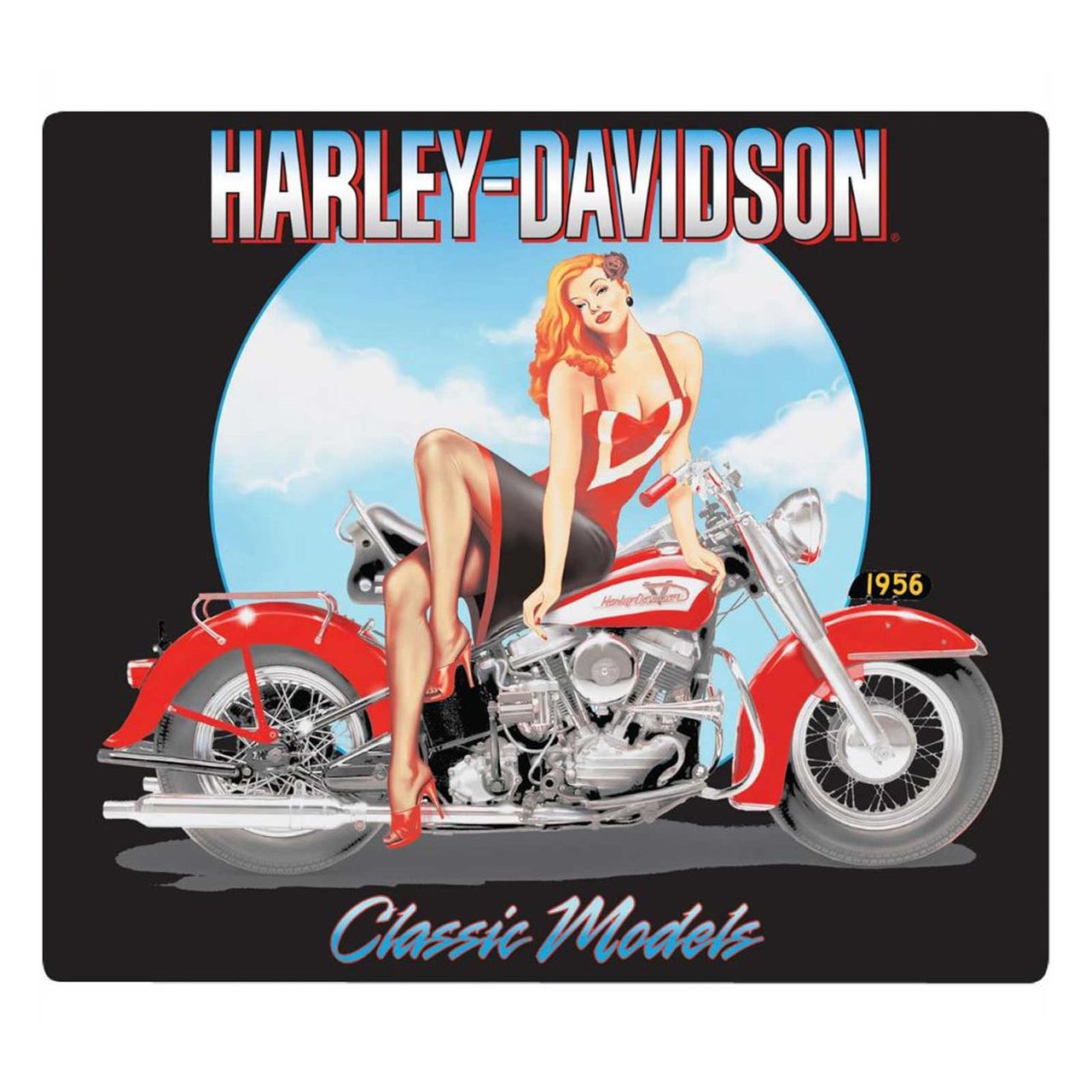 Harley-Davidson® Classic Models Babe Embossed Tin Sign