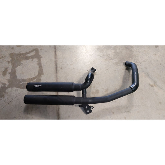 Exhaust System V-Rod "High Exit" Stainless Steel Black Matt NLC