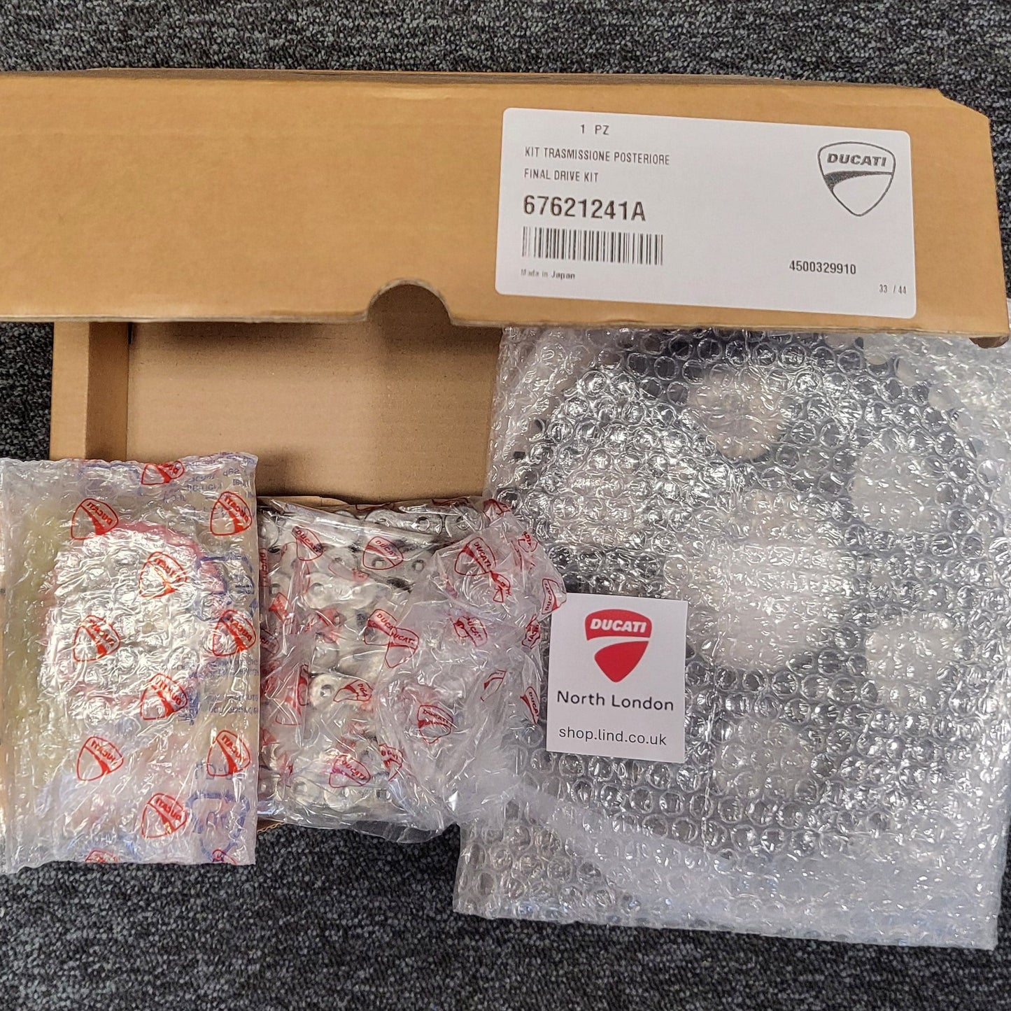 Ducati Final Drive Chain & Sprocket Kit Multistrada V4 Rally Radar, V4 S, Grand Tour