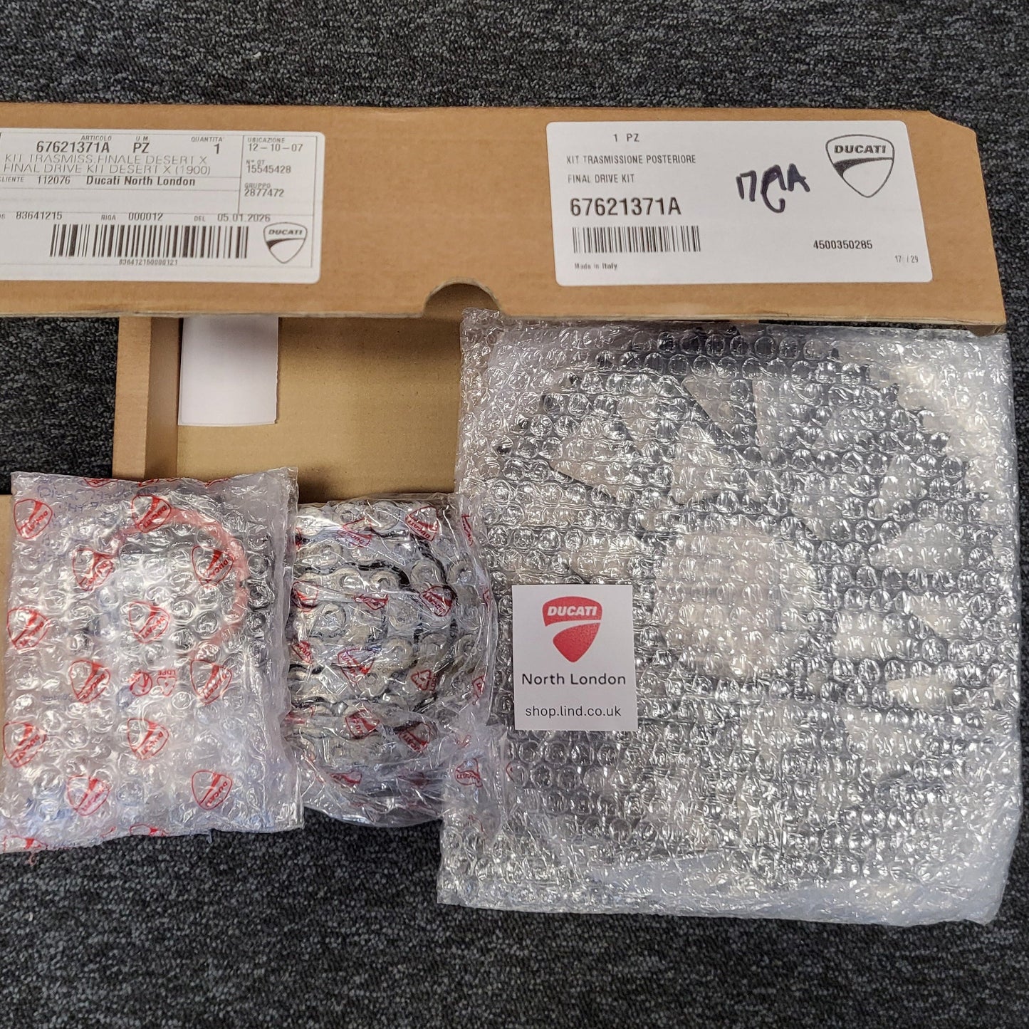 Ducati Final Drive Chain & Sprocket Kit Desert X, Desert X Rally