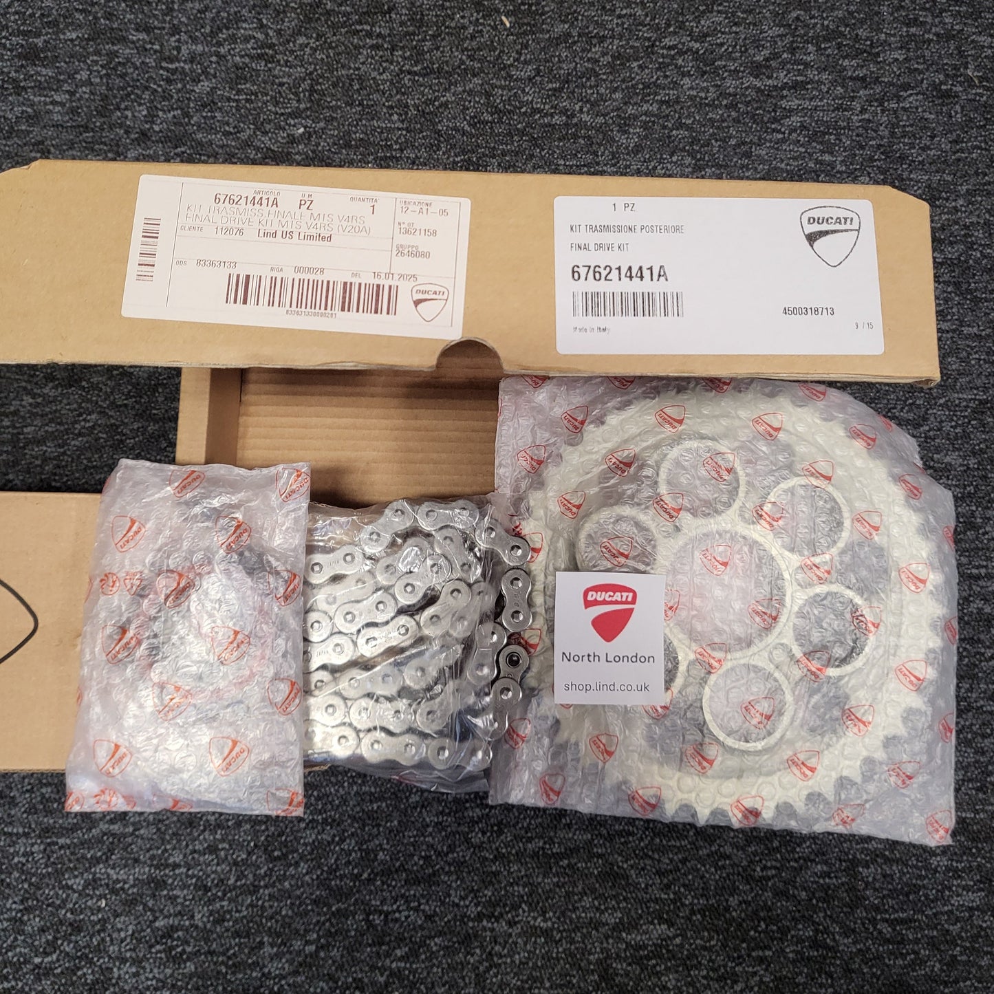 Ducati Final Drive Chain & Sprocket Kit Multistrada V4 RS
