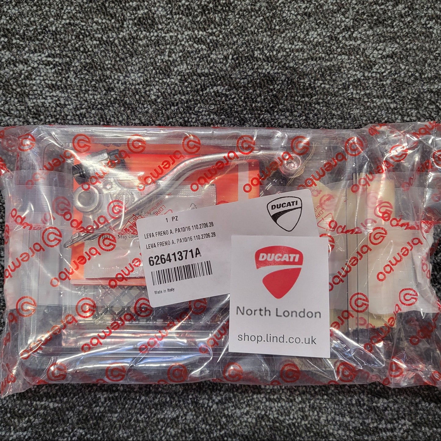 Ducati Front Brake Lever Desmo 450 MX 2026, 450 EDX, 450 MX Factory 2026