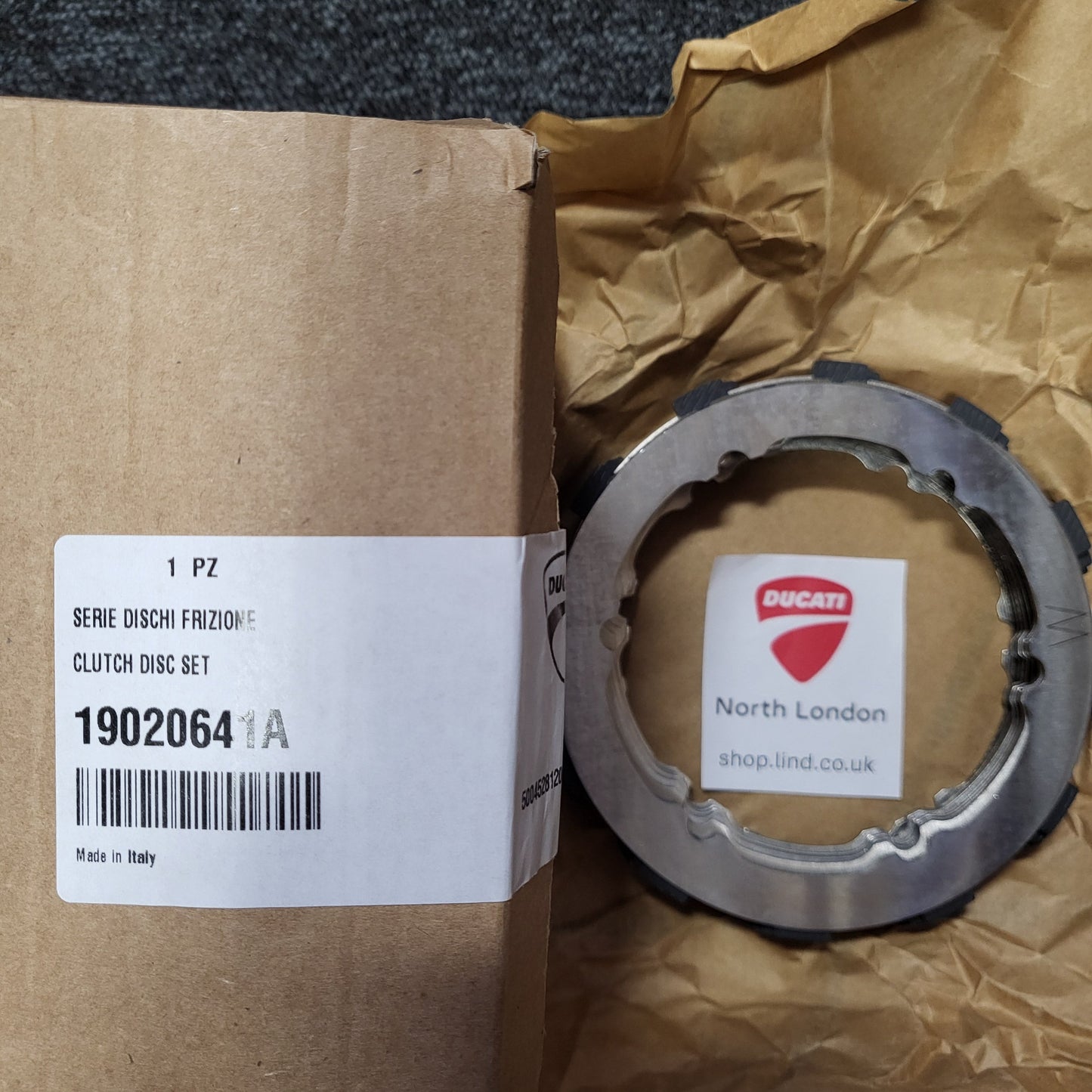 Ducati Clutch Disc Set Desmo 450 MX, MX Factory, 450 EDX