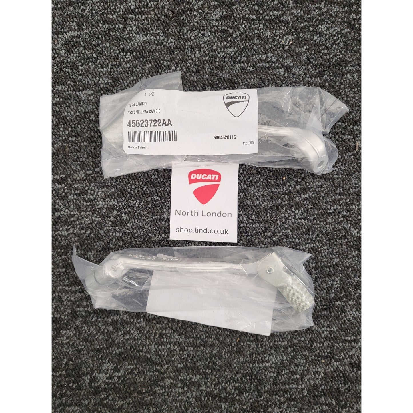 Ducati Gear Lever Assembly Desmo 450 MX, MX Factory, 450 EDX