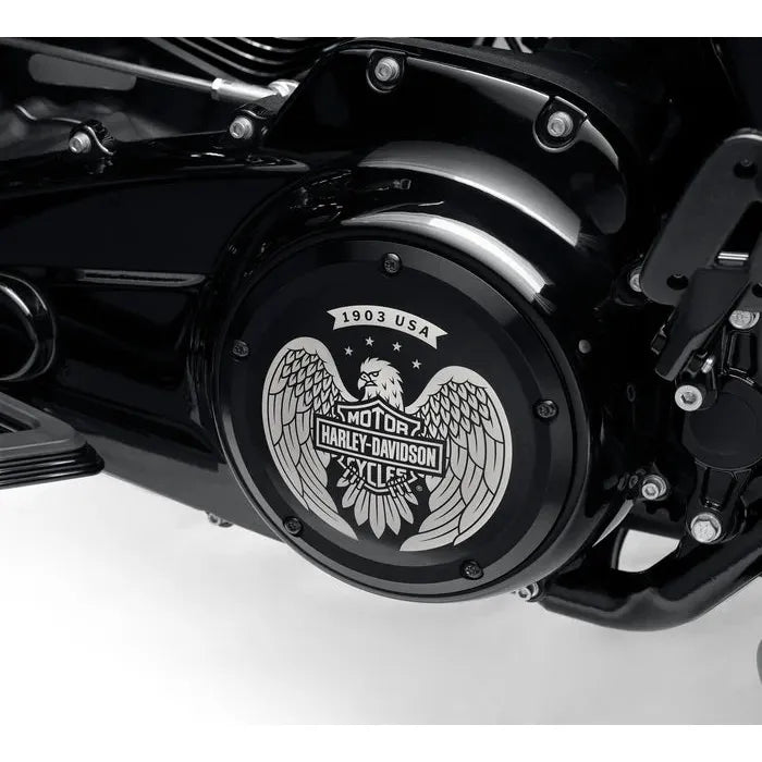 Harley-Davidson® Eagle Bar & Shield Derby Cover Touring and Trike 2015-present