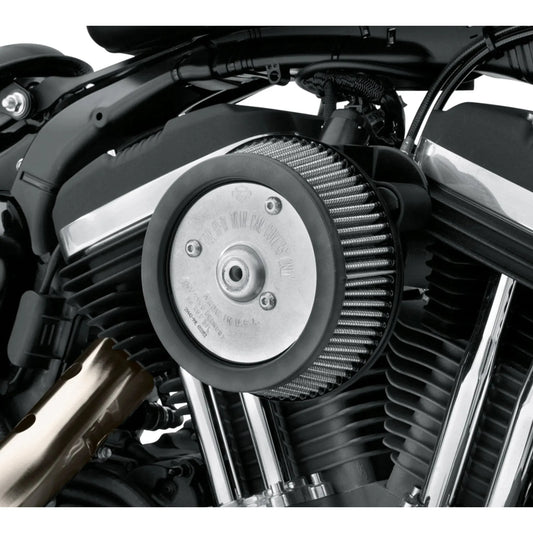 Harley-Davidson® Screamin' Eagle Round High-Flow Air Cleaner - Sportster - Black