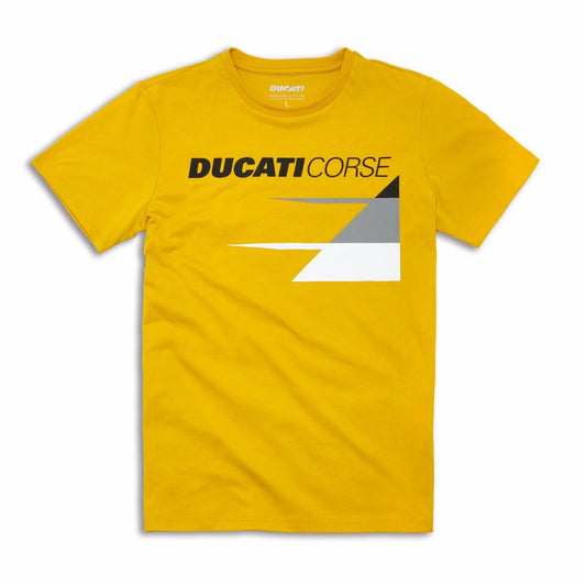 Ducati Men's Yellow T-Shirt - DC Mood