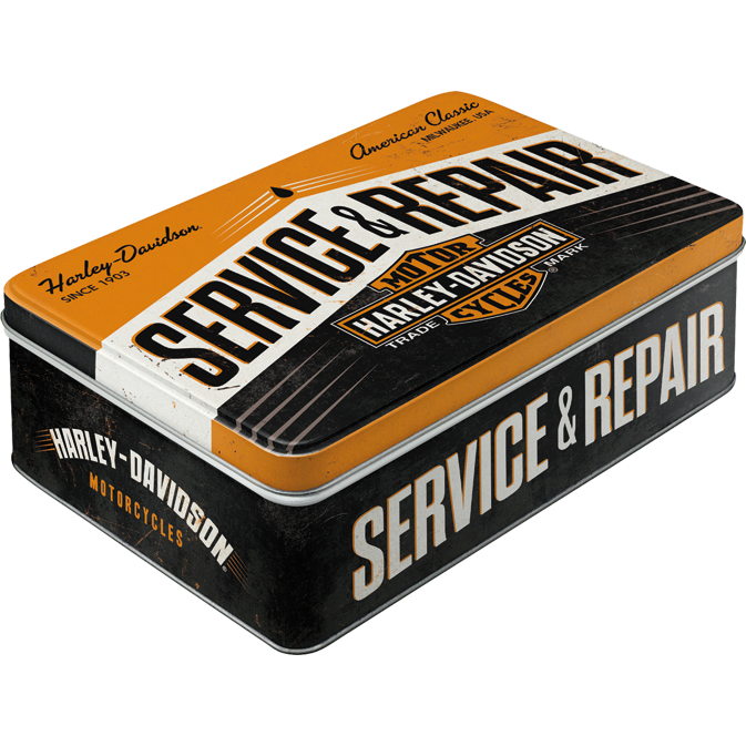 Harley-Davidson® Tin Box Flat - H-D Service&Repair