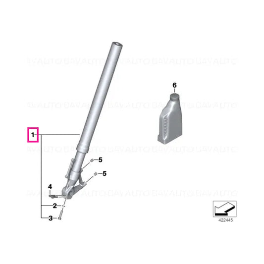 BMW Motorrad S1000XR Black Right Fork Leg