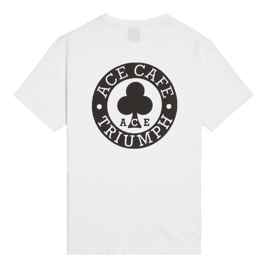 Triumph Ace Café Pocket T-Shirt - White