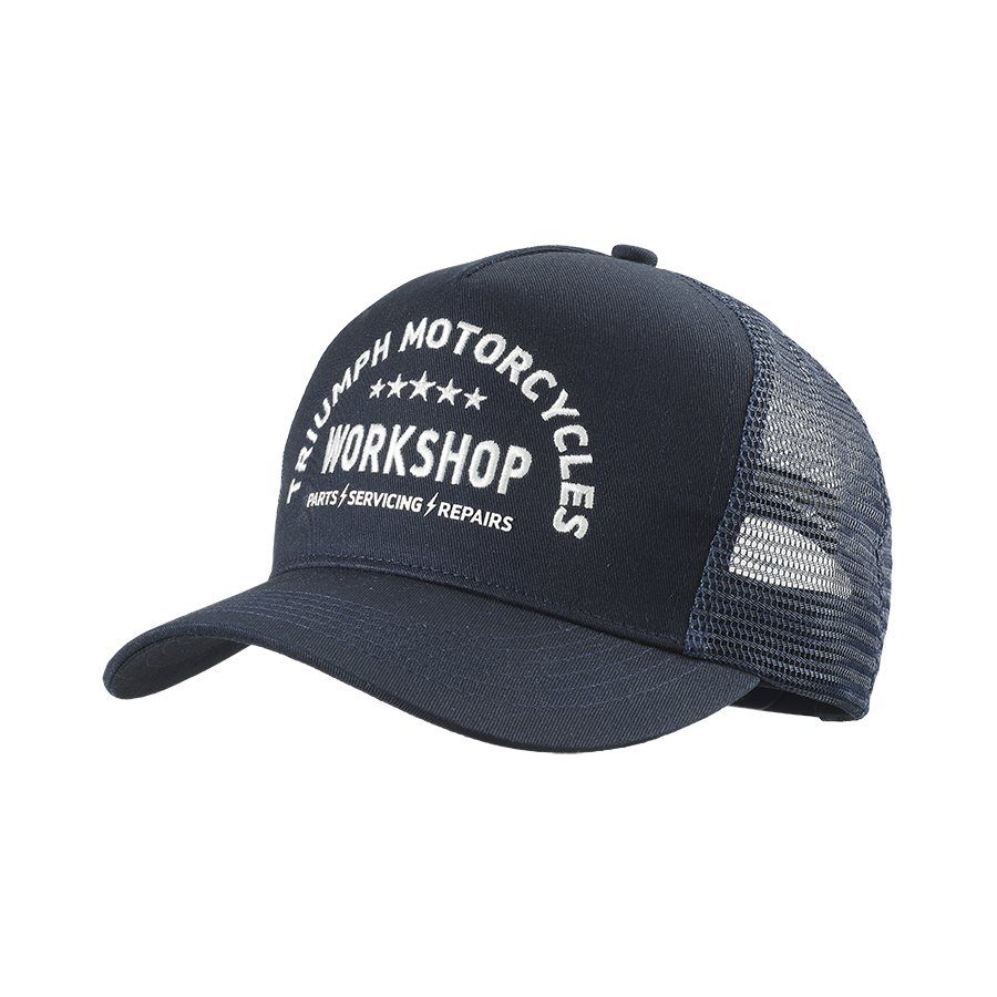 Triumph Workshop Trucker Cap - Navy