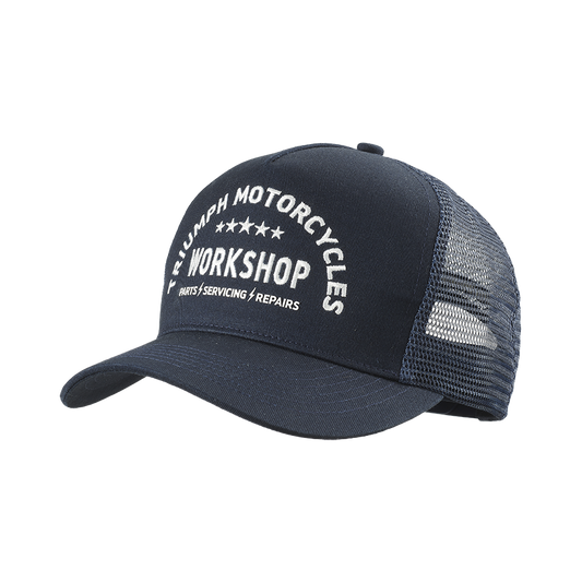 Triumph Workshop Trucker Cap - Navy