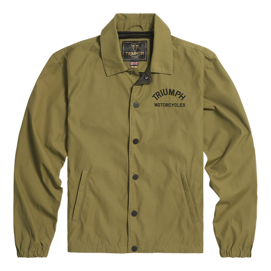 Triumph Carter Coach Jacket - Khaki/Black