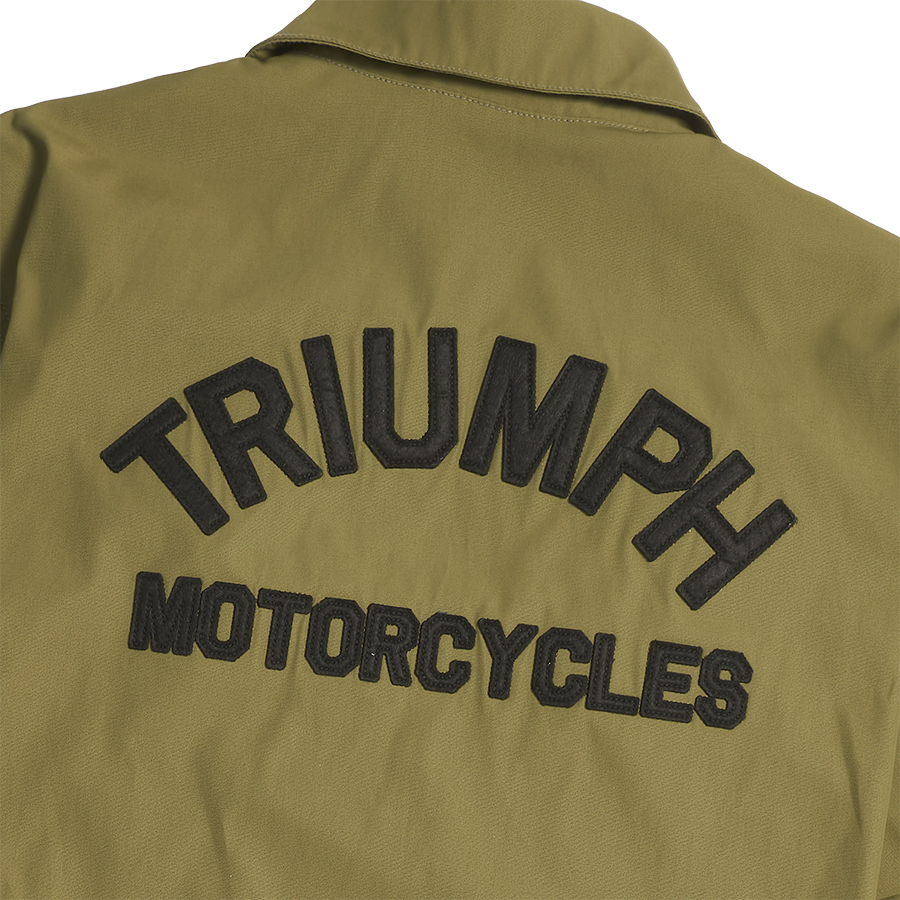 Triumph Carter Coach Jacket - Khaki/Black