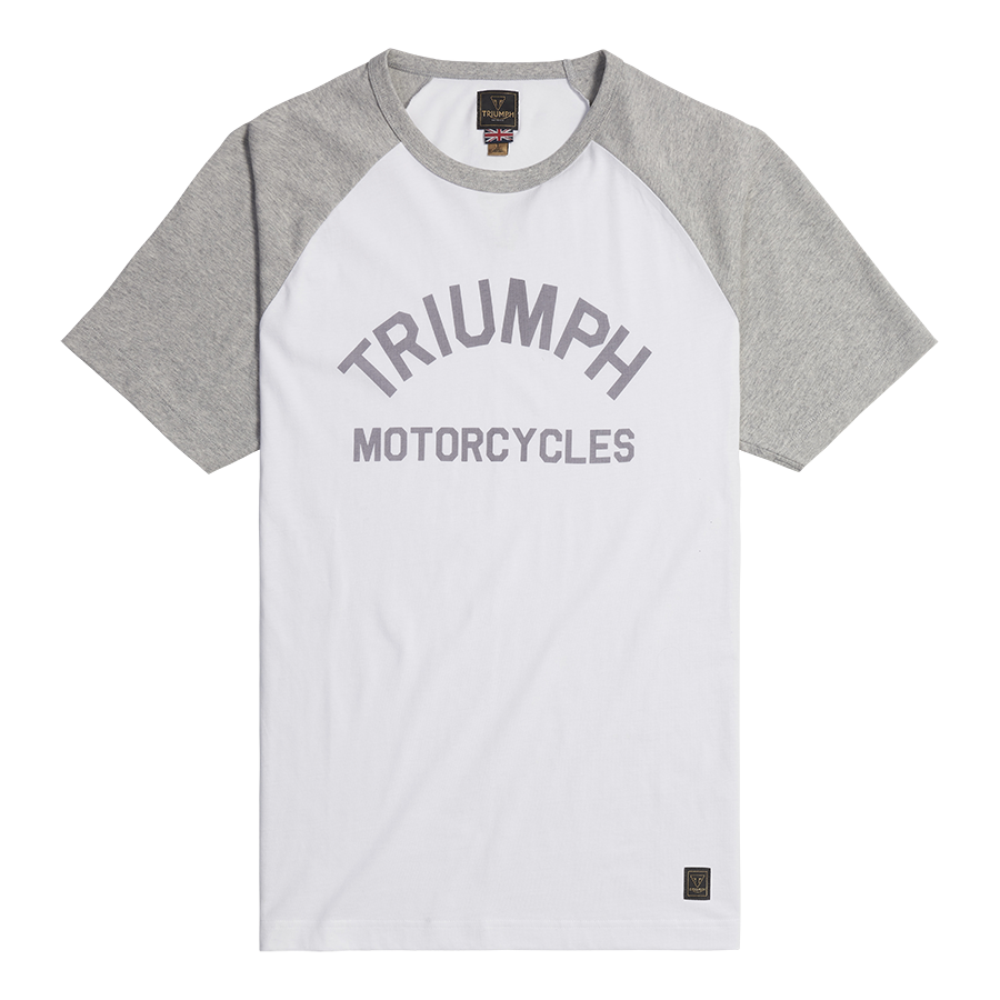 Triumph Saltern T-Shirt - White/Grey Marl