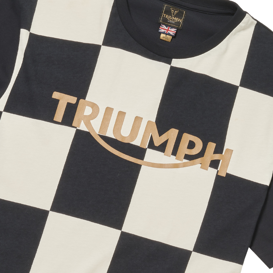 Triumph Cullen T-Shirt - Black/Bone