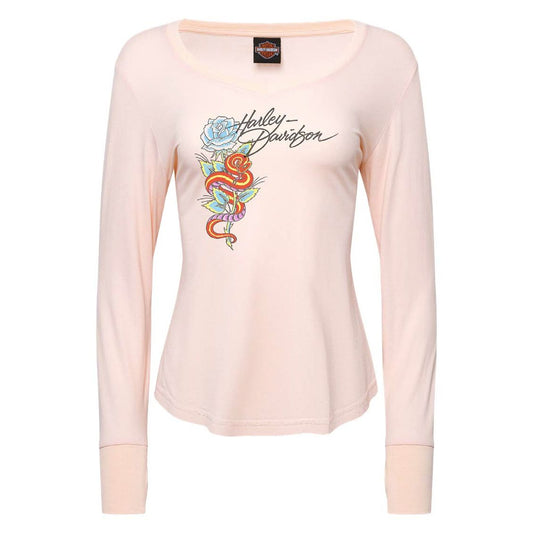 Harley-Davidson® Women's "Hardy" Guildford H-D Long Sleeve Dealer T-Shirt