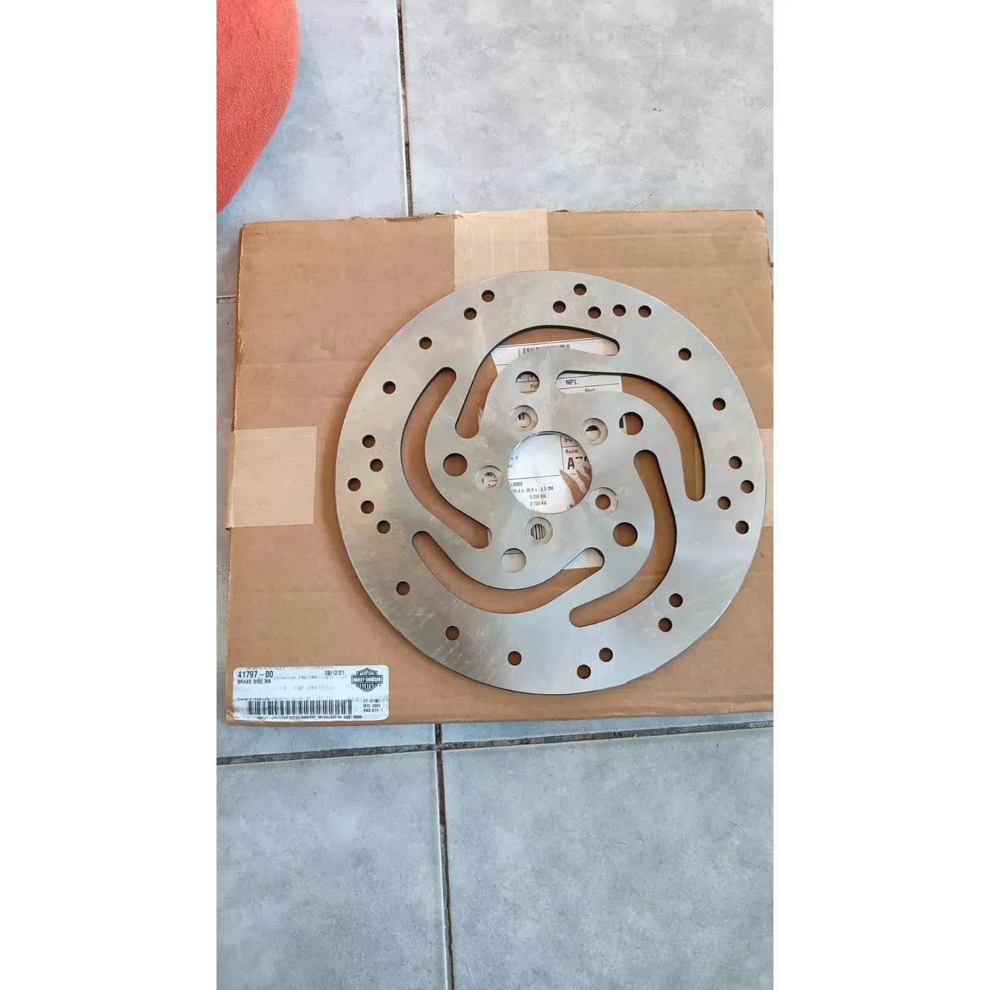 Harley-Davidson rear brake disc rotor CVO Dyna Softail XL Touring 2000-2024 part number 41797-00