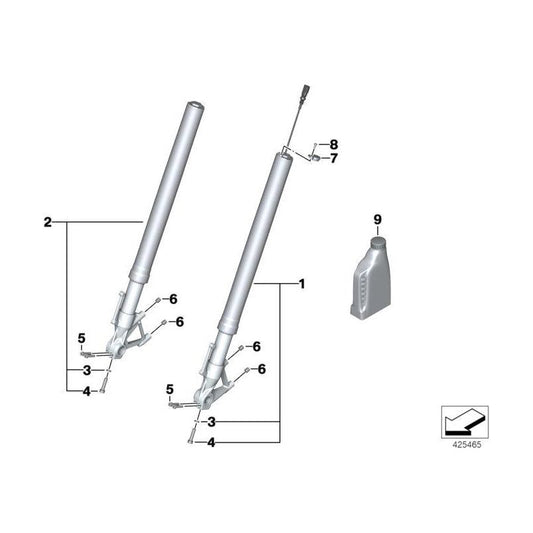 BMW Motorrad S1000XR Right Fork Leg