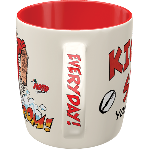 Nostalgic-MotoMania Kick Start Your Day Mug
