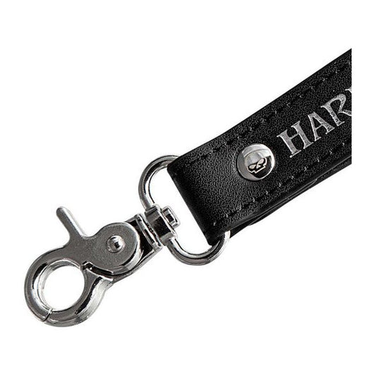 Harley-Davidson® Willie G Skull Logo H-D Text Vinyl Strap Key Chain - Black