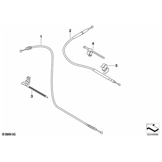 BMW Motorrad G650GS Clutch Cable