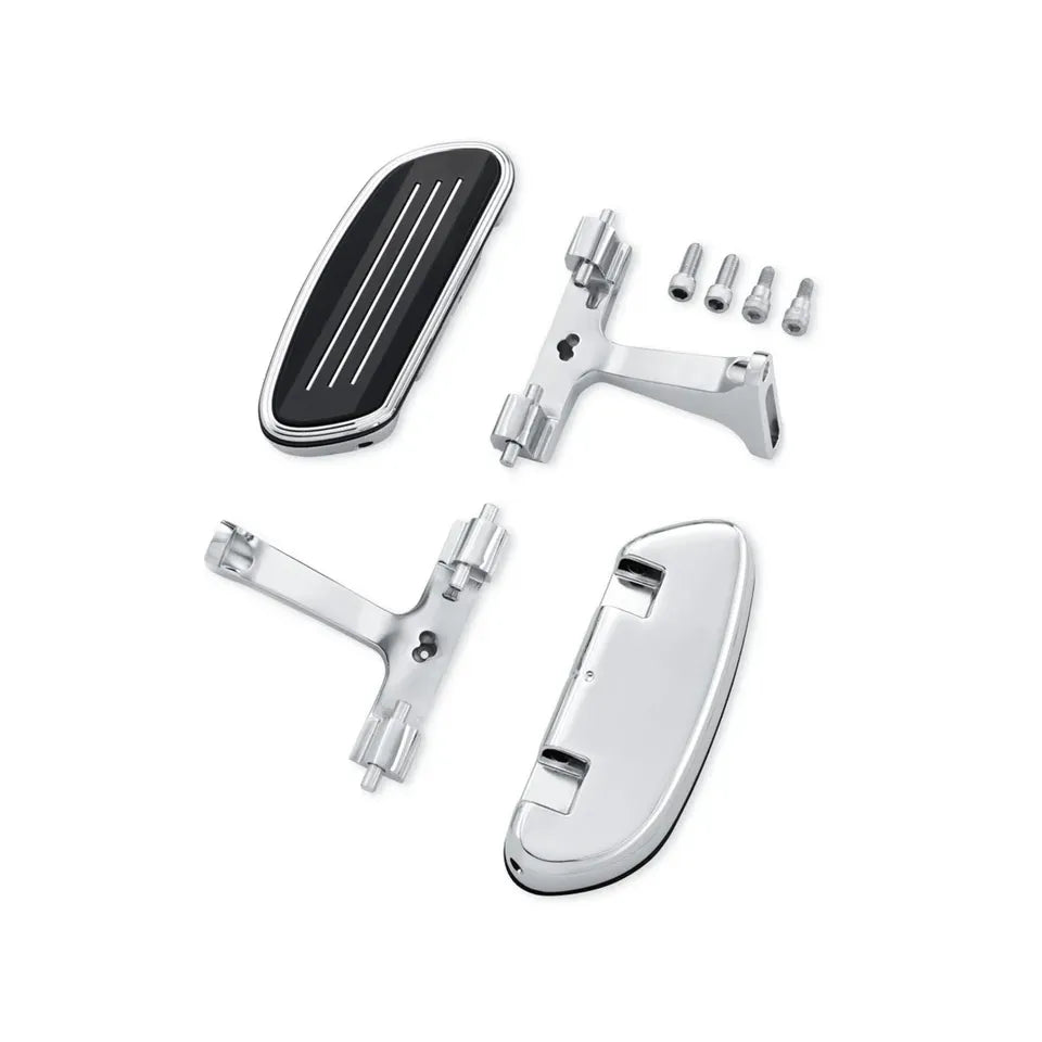 HARLEY-DAVIDSON Chrome Streamliner Passenger Footboard and Mount Kit Touring 1993-on 50378-07B