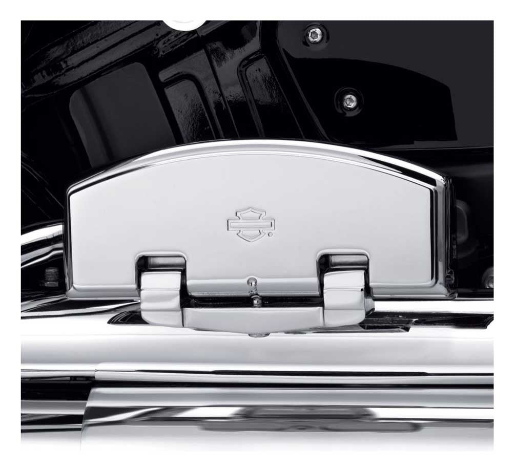 Harley-Davidson® Classic Passenger Footboard Pan Kit - Chrome Finish 50501144
