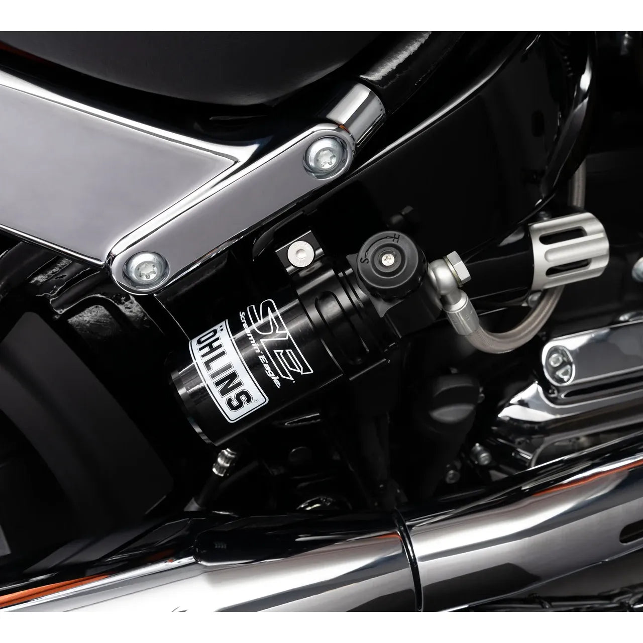Harley-Davidson® Screamin' Eagle/Öhlins Remote Reservoir Rear Suspension