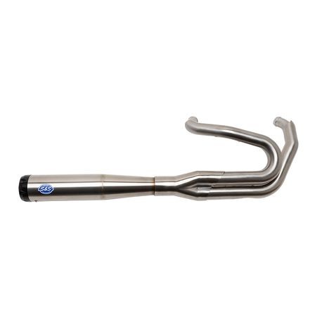 S&S Cycle SuperStreet 2 Into 1 Exhaust System In Stainless Steel