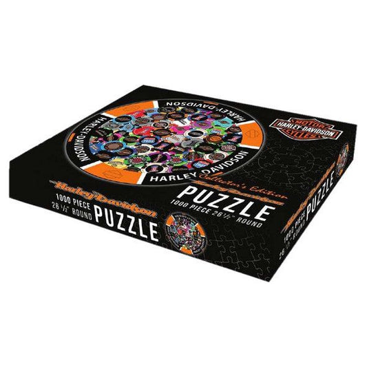 Harley-Davidson® Poker Chip Graphic Round Puzzle