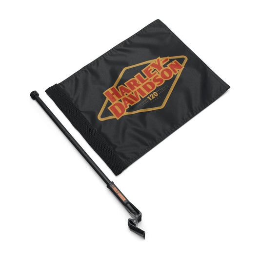 Harley-Davidson® Anniversary Flag - Tour-Pak Carrier Mount