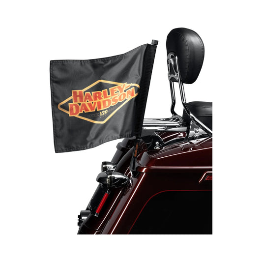 Harley-Davidson® Anniversary Flag - Saddle Bag Mounted