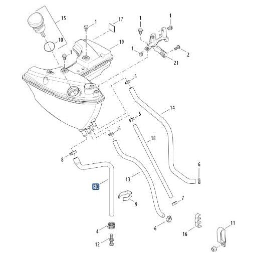 Harley-Davidson® Sportster Oil Drain Line