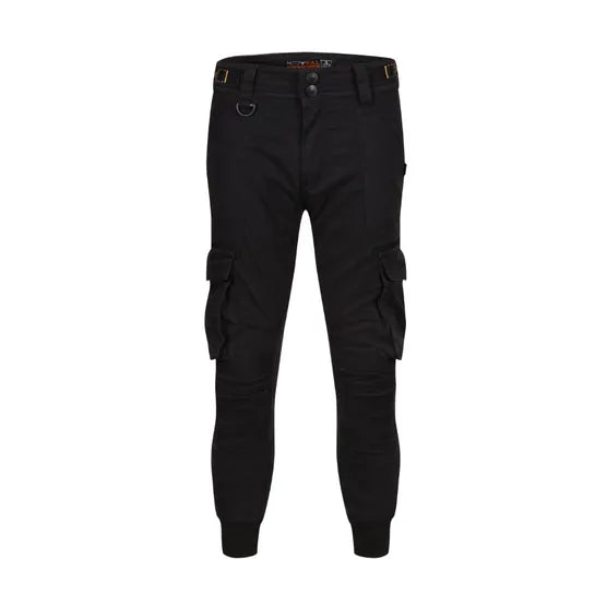 MotoBull- Ryan Cargo Black Trousers