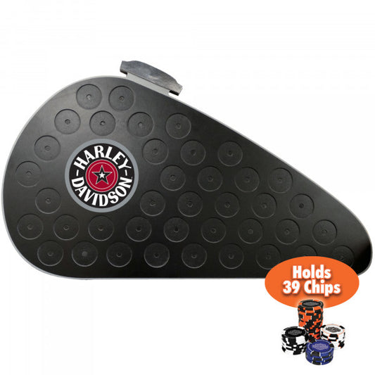 Harley-Davidson® Gas Tank Magnetic Frame (holds 39 Poker Chips)