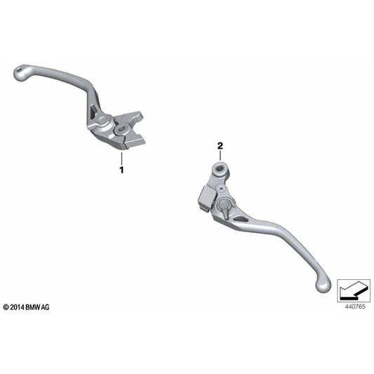 BMW Motorrad S1000XR 2014-2019 HP Milled Clutch Lever