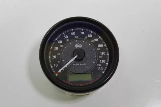 Harley-Davidson® Genuine SPEEDOMETER Dual MPH Km/h 4" Black Calibrated