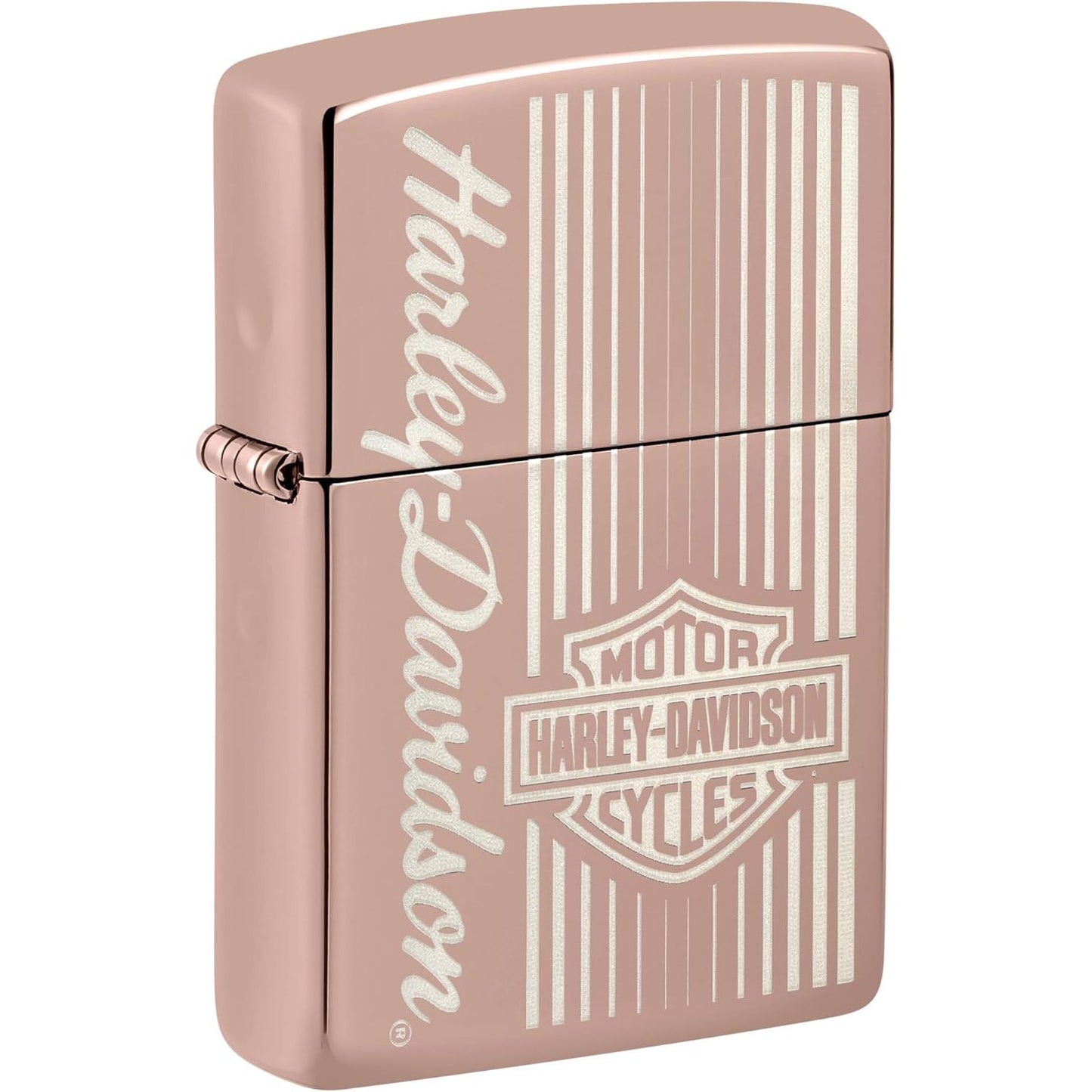 Harley-Davidson® High Polished Rose Gold, Laser Engraving