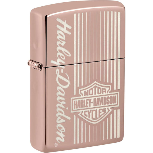 Harley-Davidson® High Polished Rose Gold, Laser Engraving