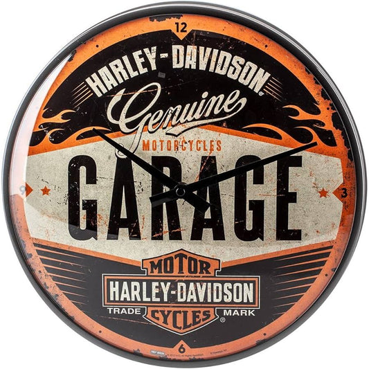 Harley-Davidson® Wall Clock - Garage