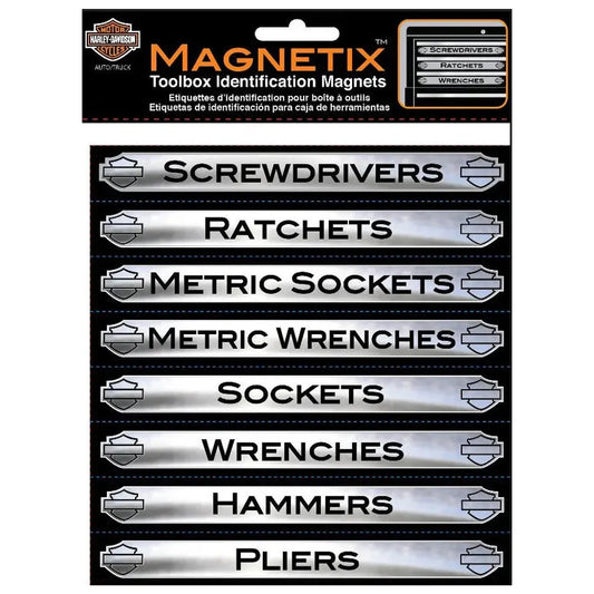 Harley-Davidson® Magnetix Toolbox Identification Magnets