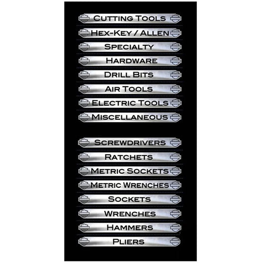 Harley-Davidson® Magnetix Toolbox Identification Magnets