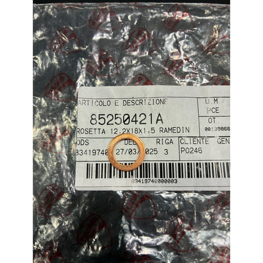 Genuine Ducati WASHER (85250421A) Sump Plug Gasket