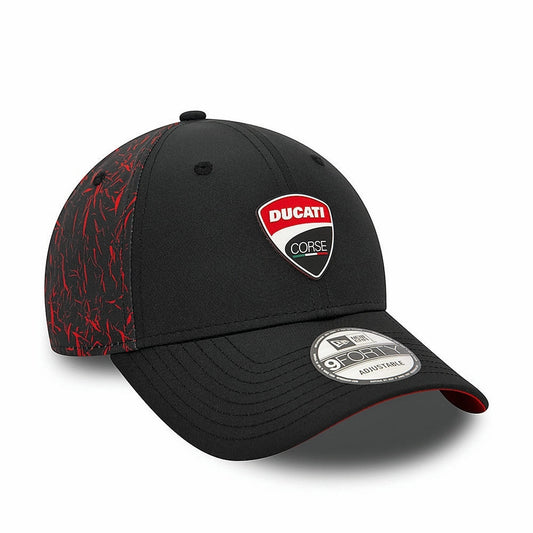 Ducati Corse Black Cap - DC Crinkle