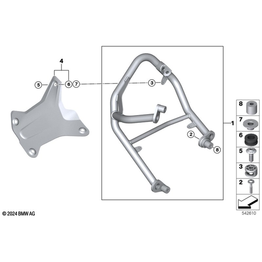 BMW Motorrad R1300GS Right Crash Protection